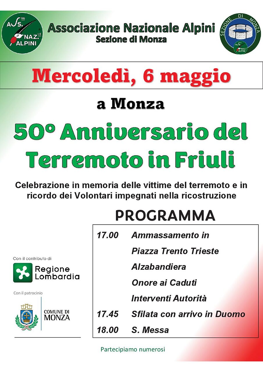 La locandina della commemorazione