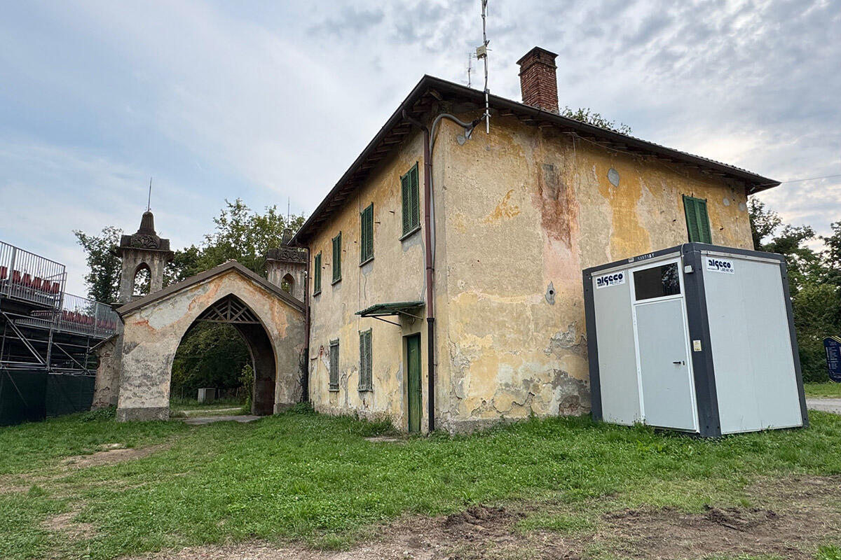 La palazzina che verrà ristrutturata al Serraglio