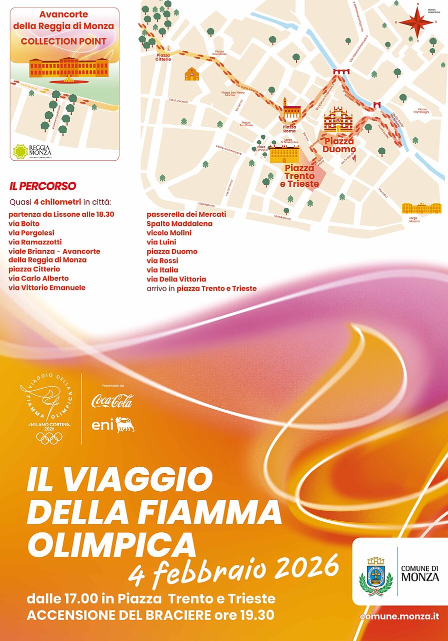 Fiamma Olimpica a Monza