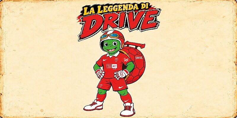 Una tartaruga, un casco e la passione per i colori biancorossi: ecco Drive, la mascotte del Monza