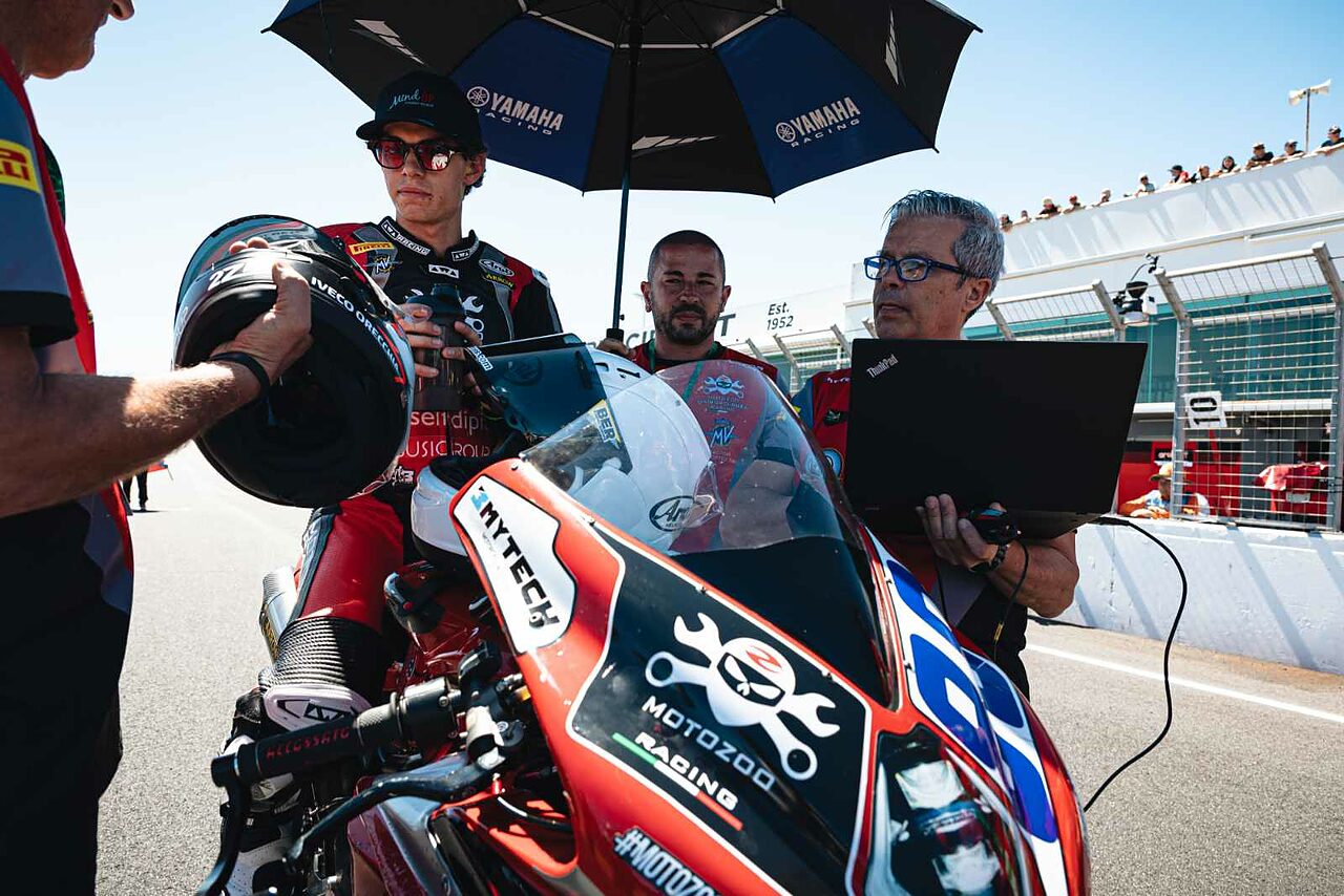 Giombini prima della partenza