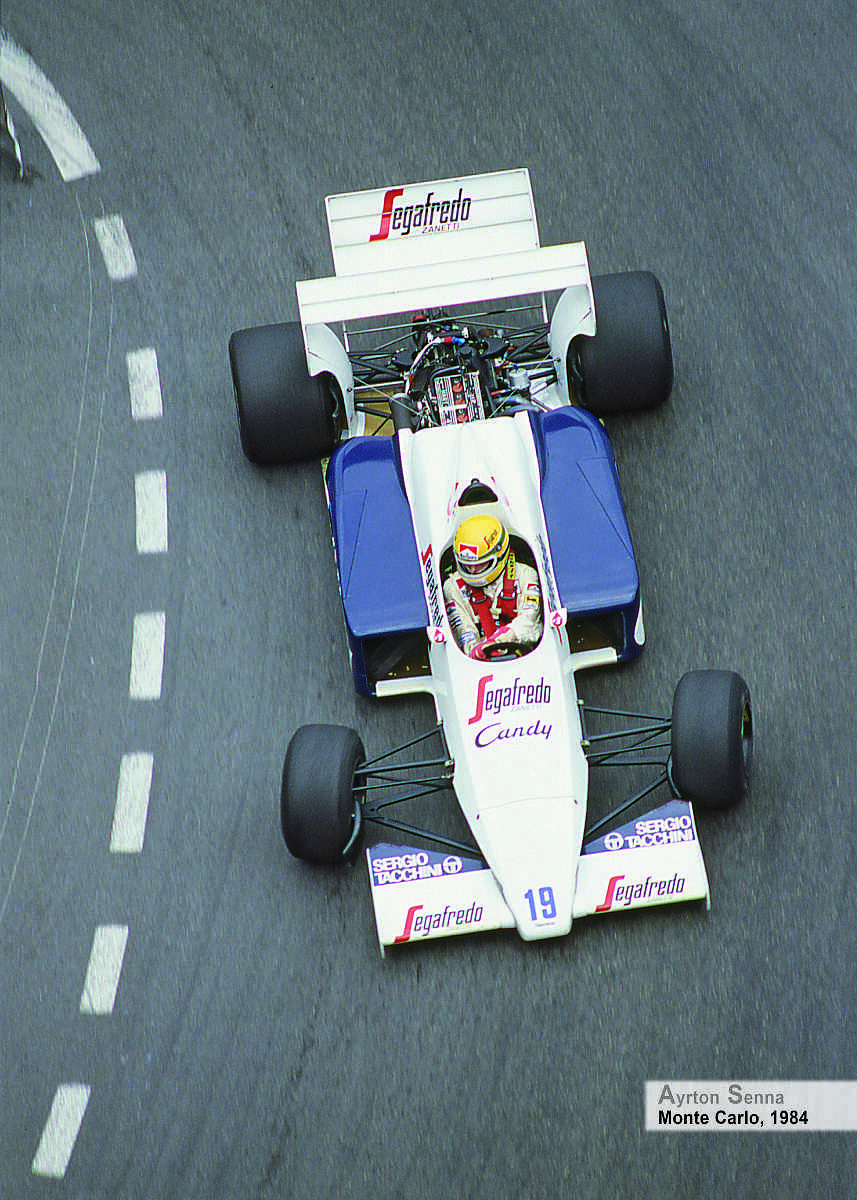 Ayrton Senna a Monaco nel 1984