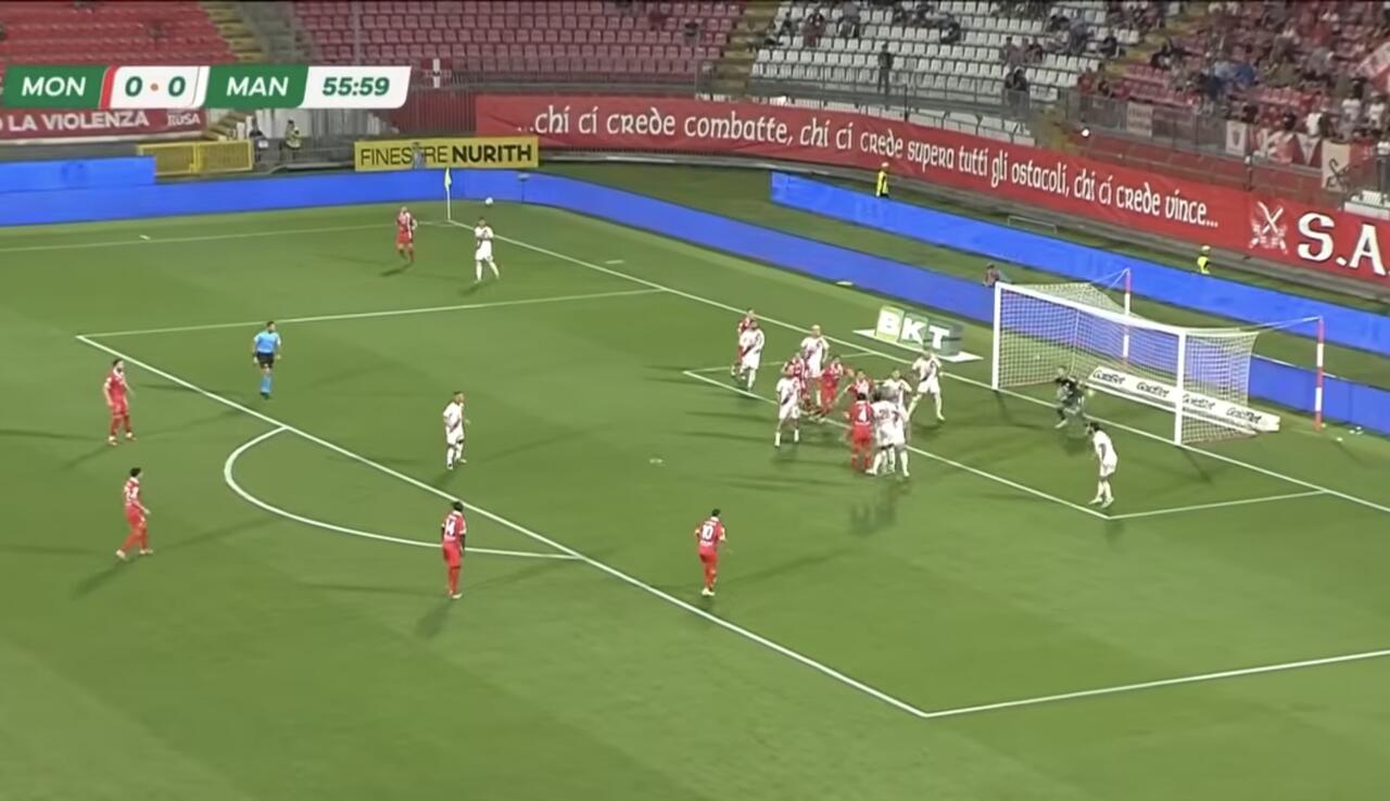 Monza Mantova 1-0