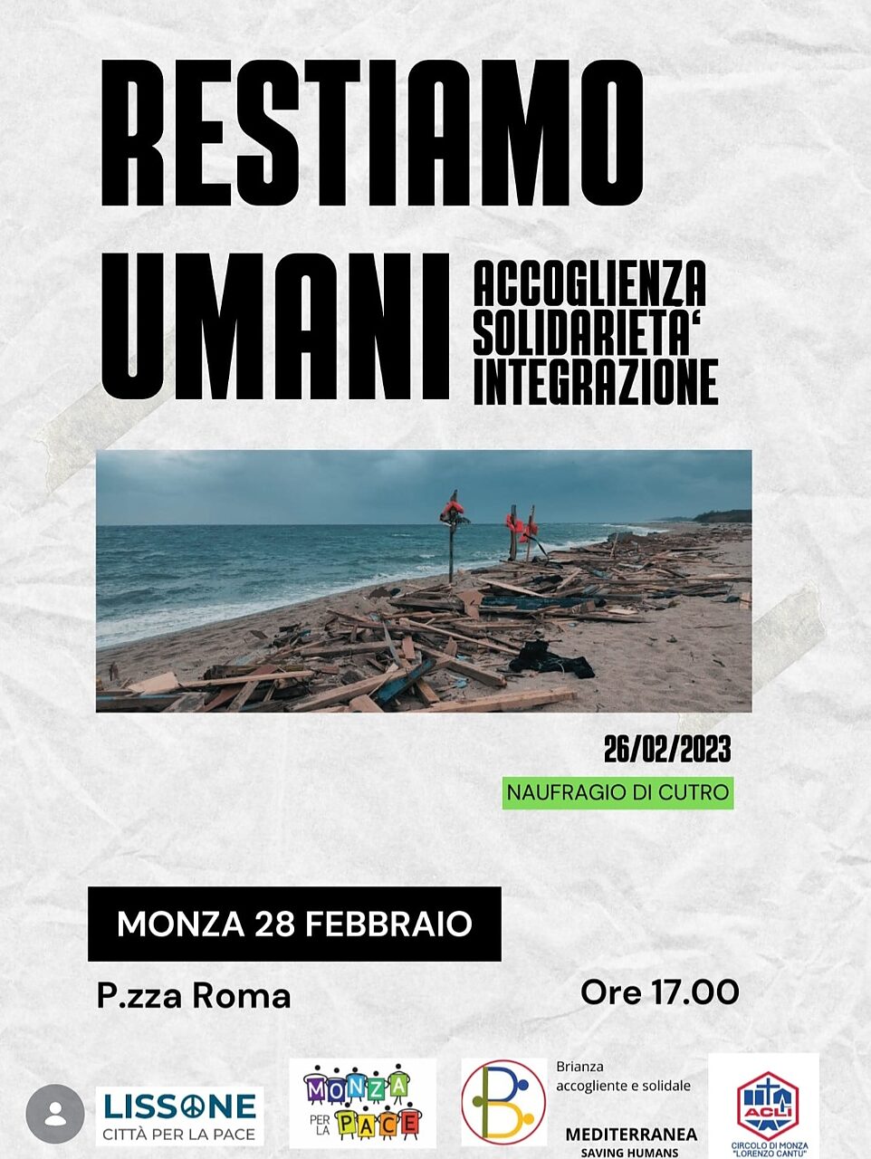 Restiamo umani