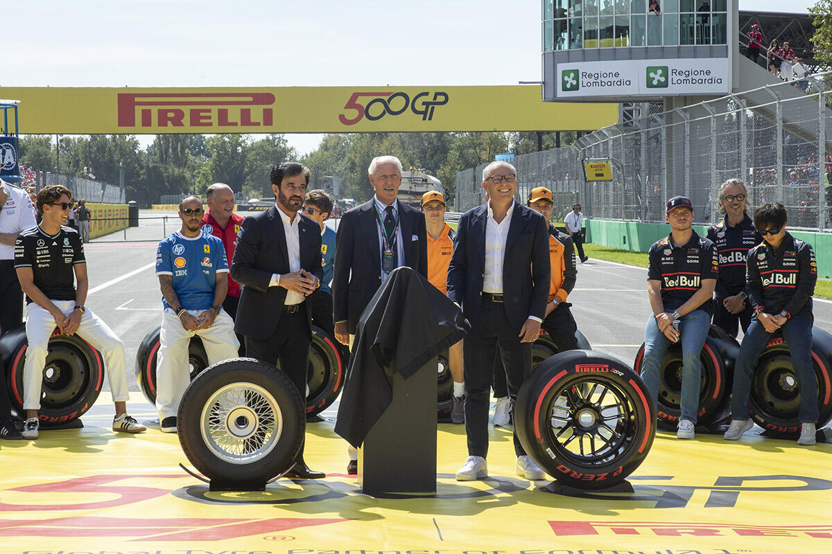 La festa per i 500 GP di Pirelli