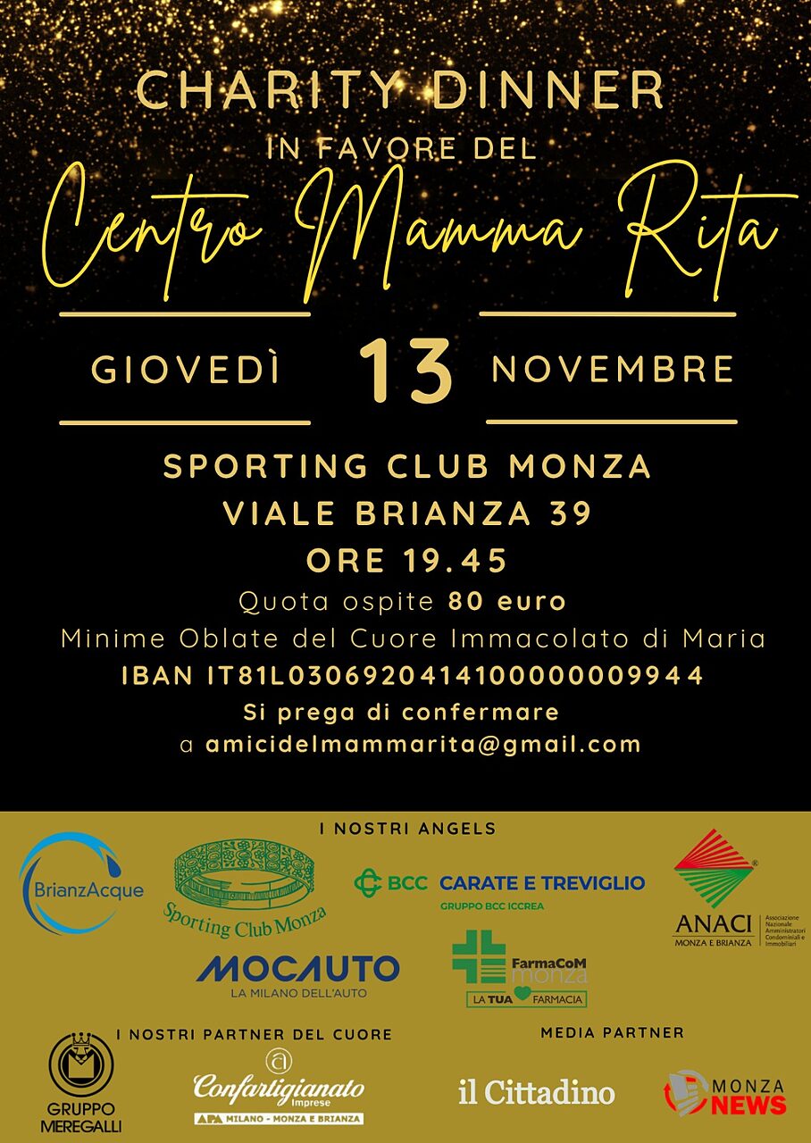 Locandina Charity Dinner