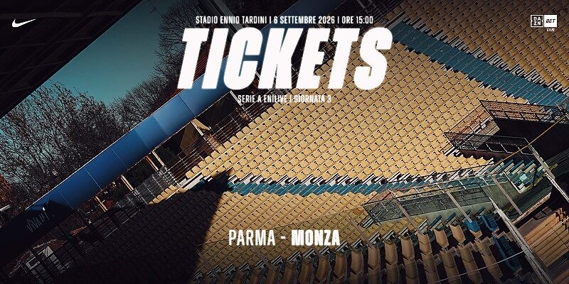 Prevendita Parma-Monza, il costo del Settore Ospiti..