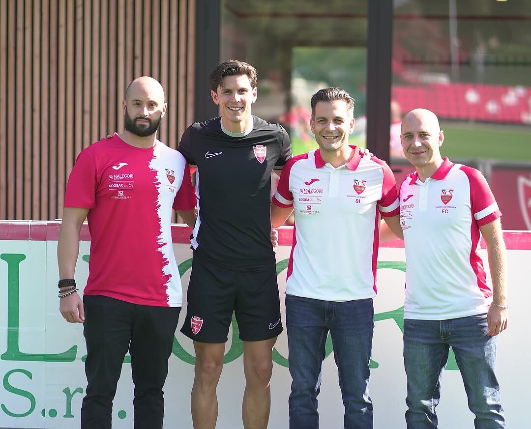 A Monzello incontro tra i capitani di AC e NC Monza: scambio di maglie e sostegno reciproco