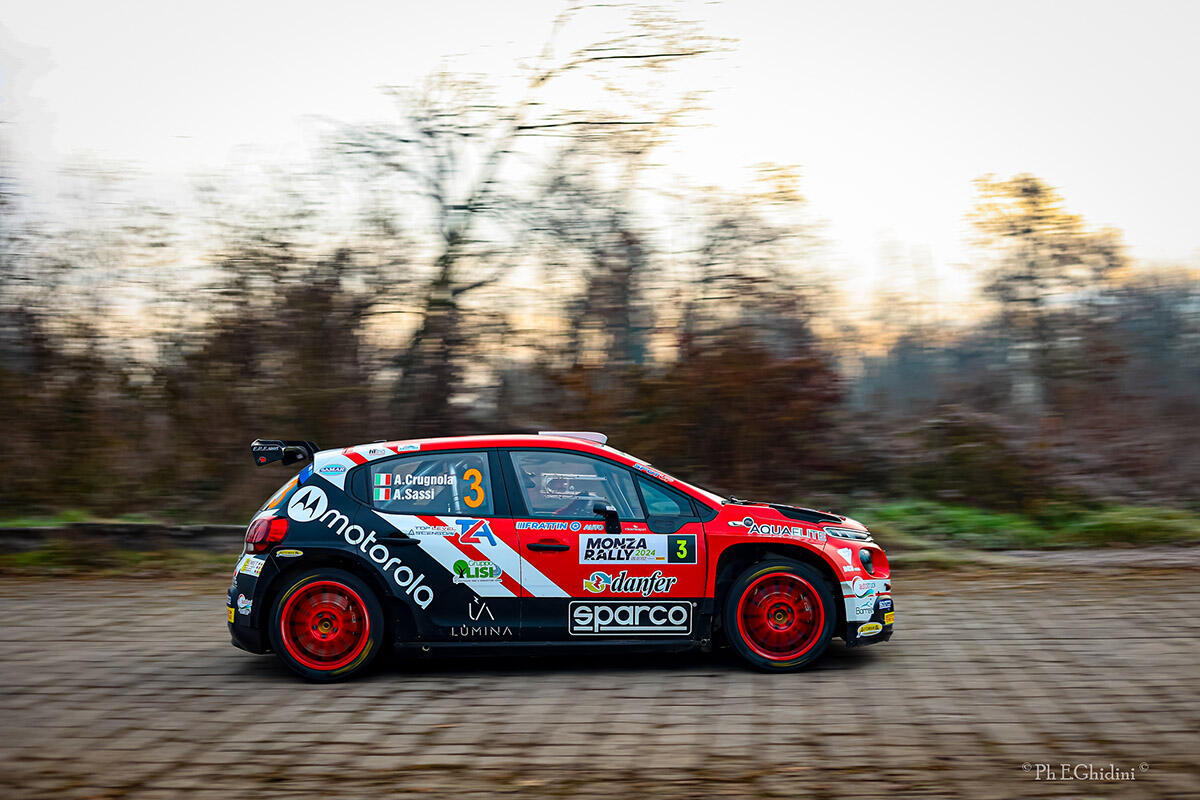 Andrea Crugnola leader del Monza Rally Show