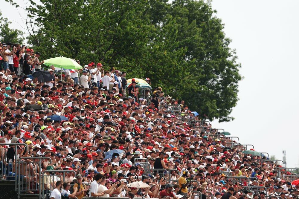 Il pubblico sulle tribune di Monza