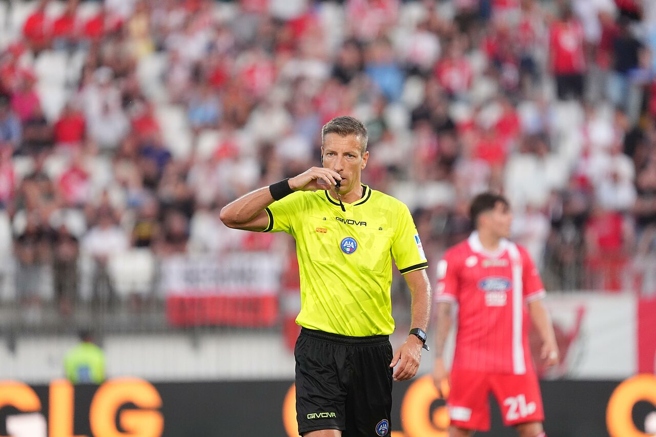 L'arbitro di Monza-Catanzaro