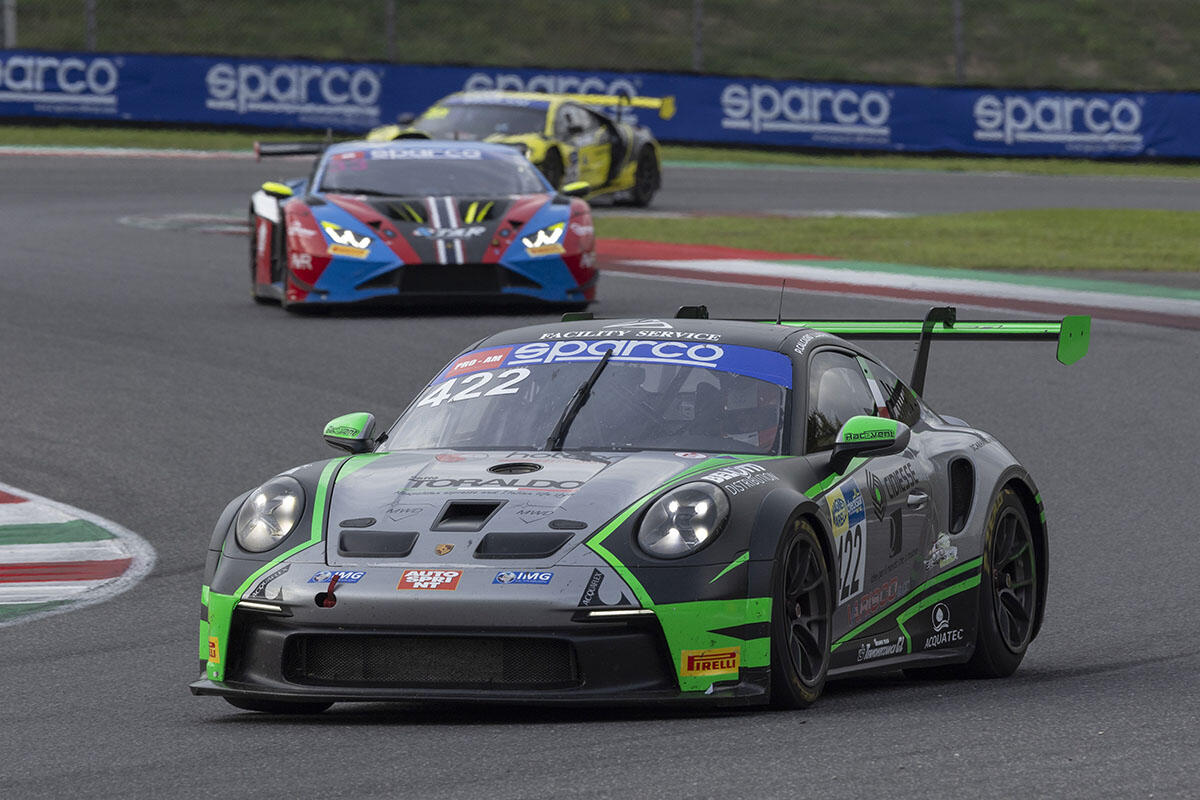 Calcagno sulla Porsche al Mugello