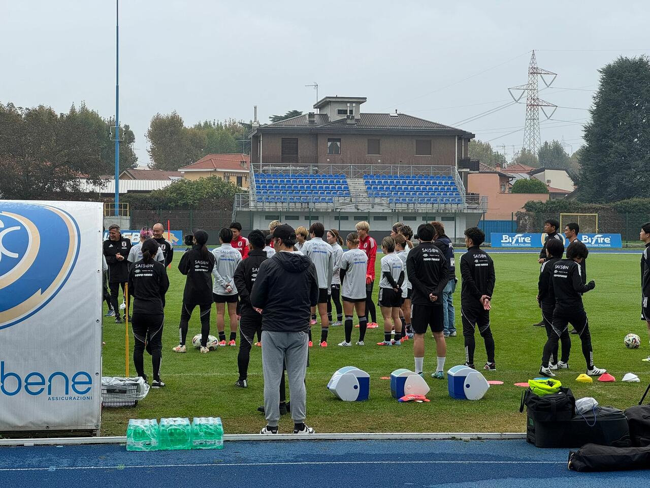 Nazionale femminile di calcio del Giappone a Seregno