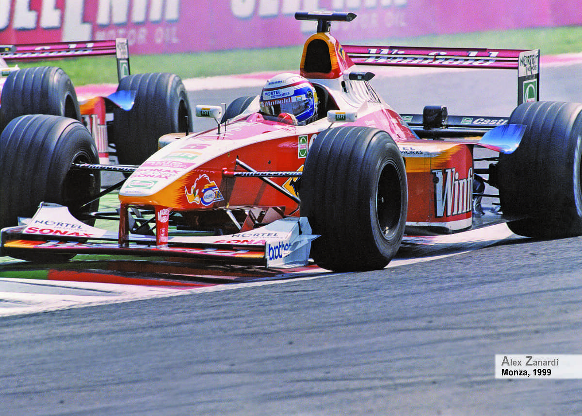 Alex Zanardi a Monza nel 1999 su Williams