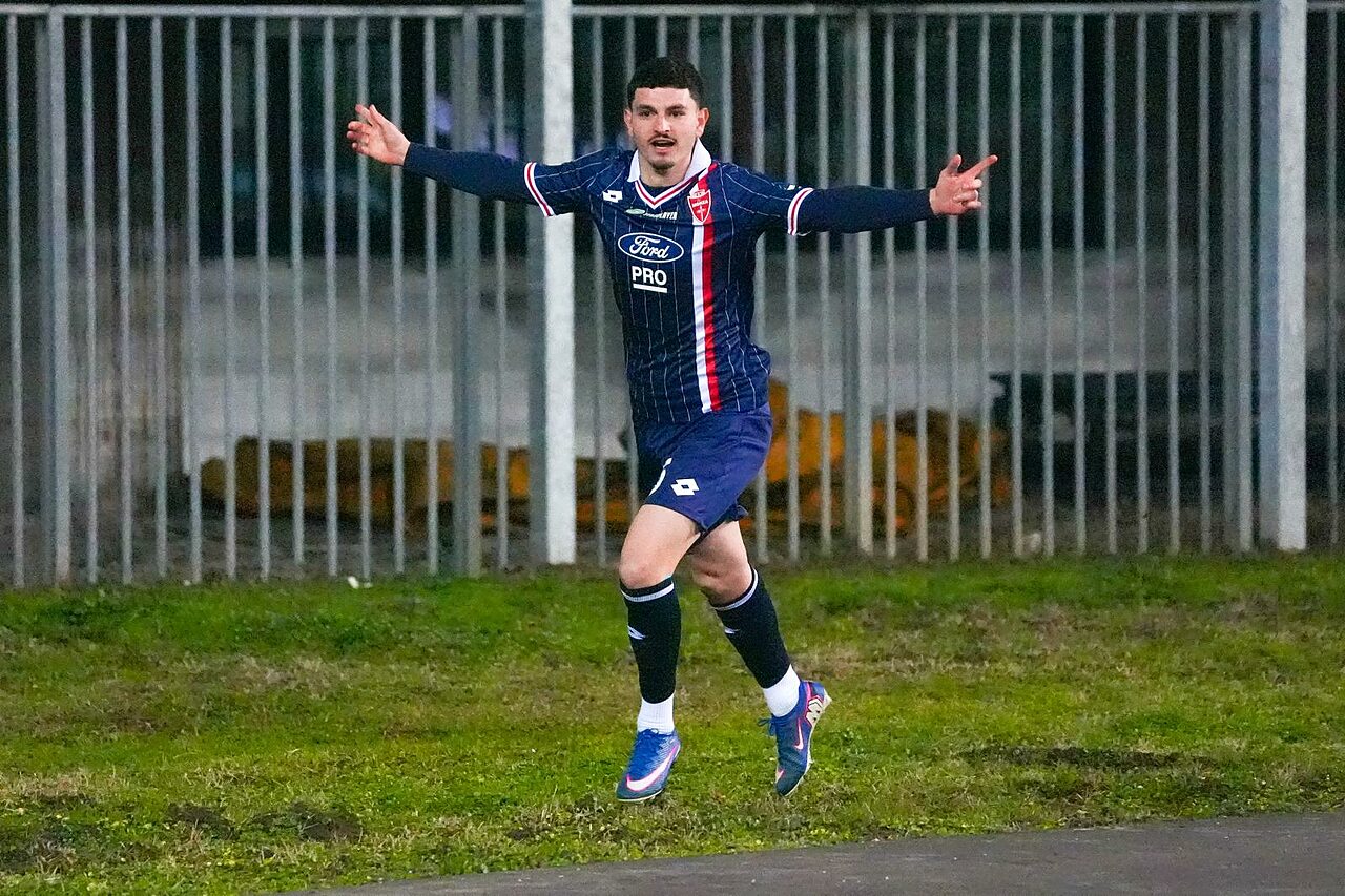 Padova-Monza 1-2, gol Alvarez