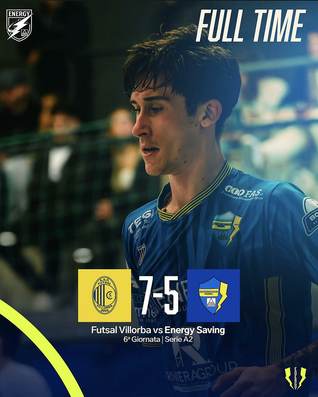 Futsal Villorba 7-5 Energy Saving