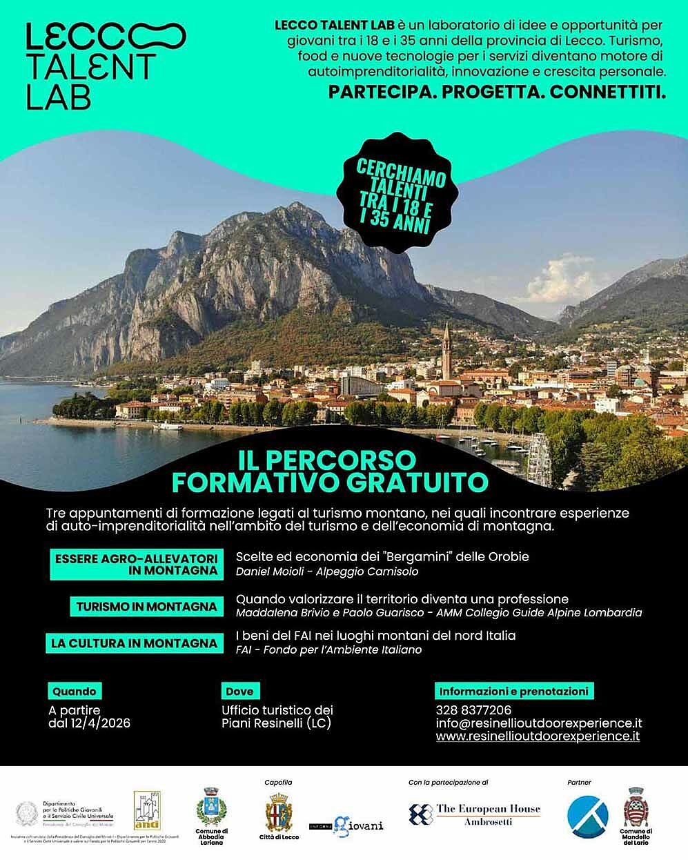 Locandina Lecco Talent Lab 