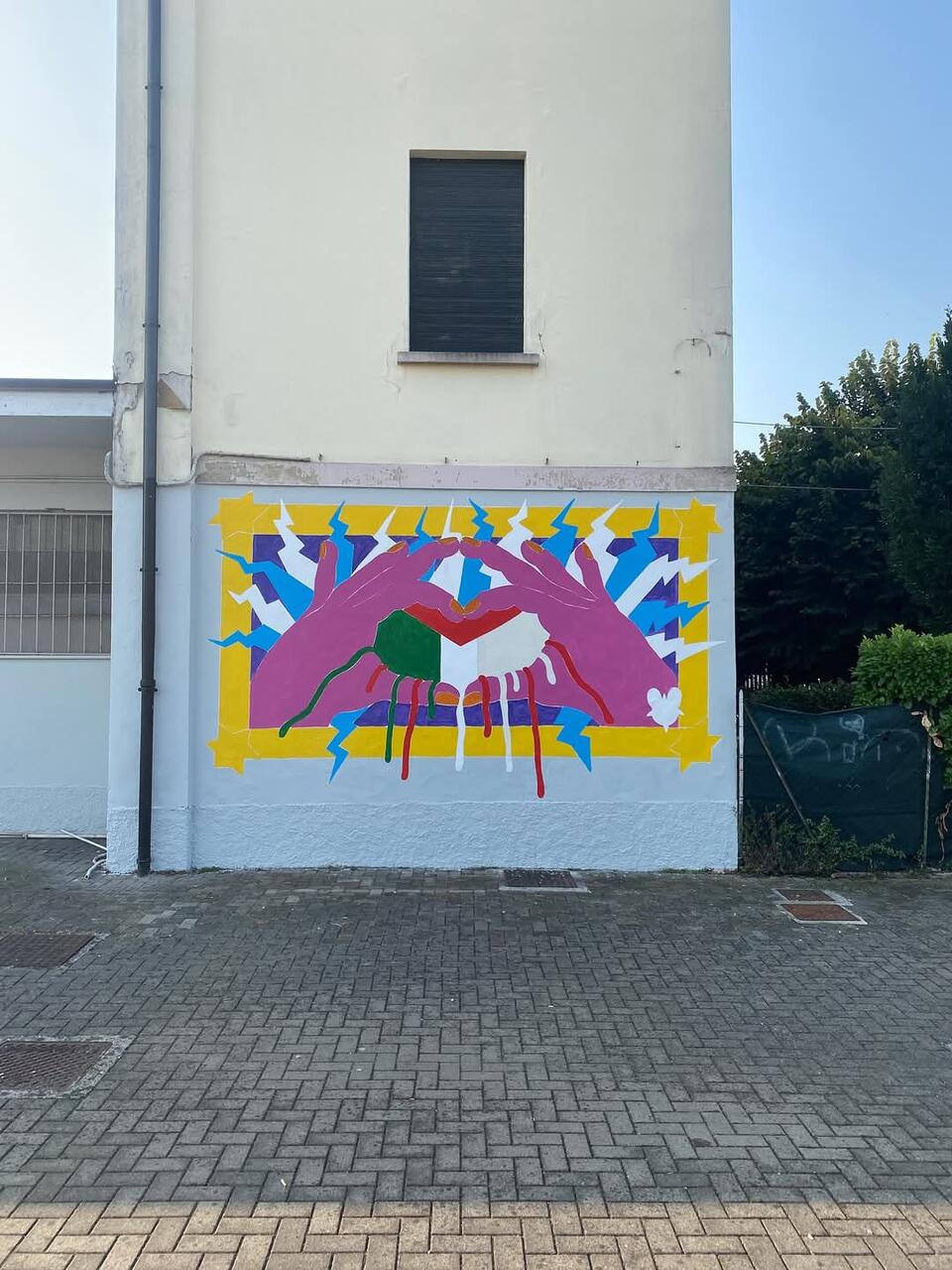 Il murale a Monza Sobborghi