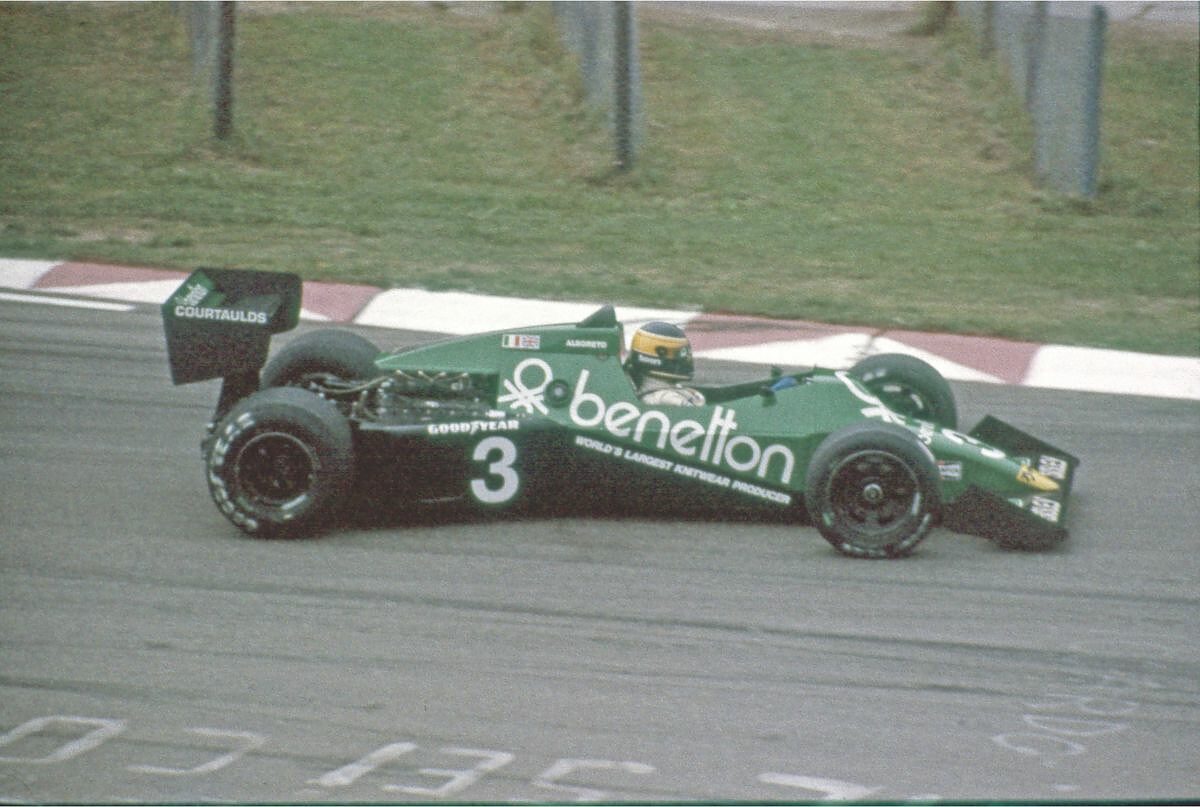 Alboreto al volante della Tyrrell