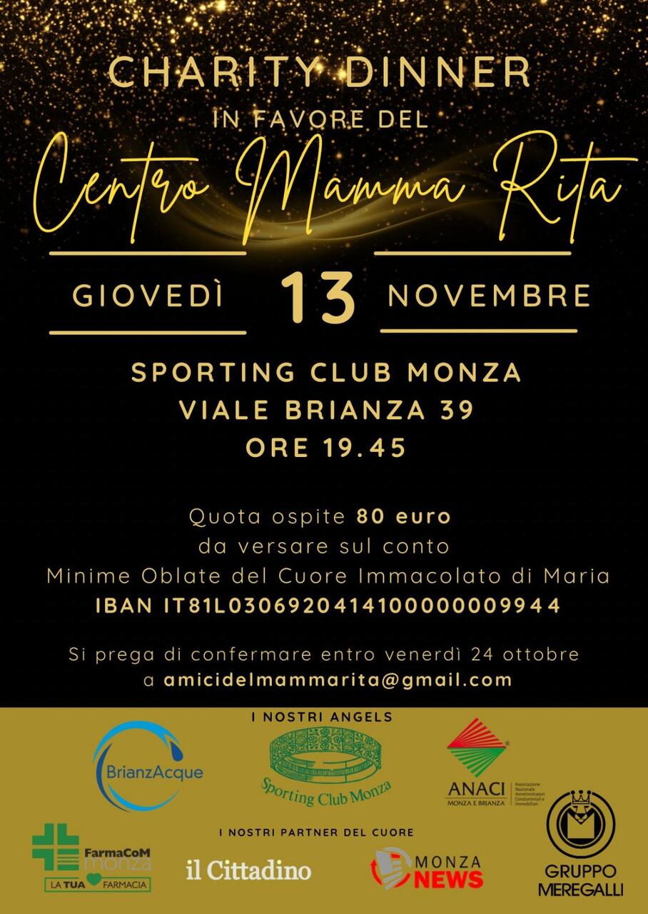 Locandina Evento Mamma Rita