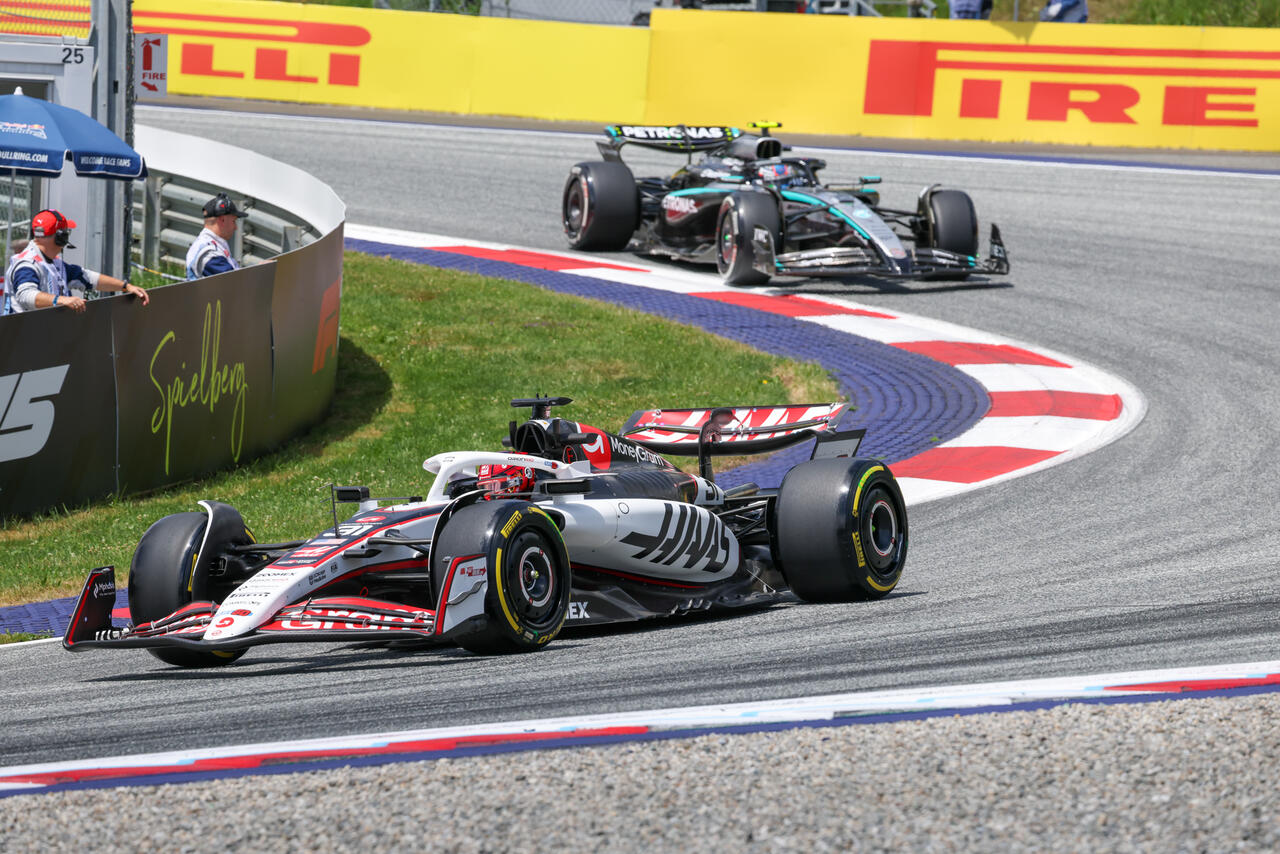 La Haas in azione