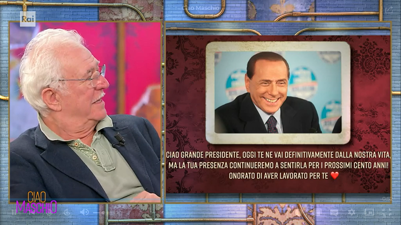Marco Predolin a Ciao Maschio su Silvio Berlusconi