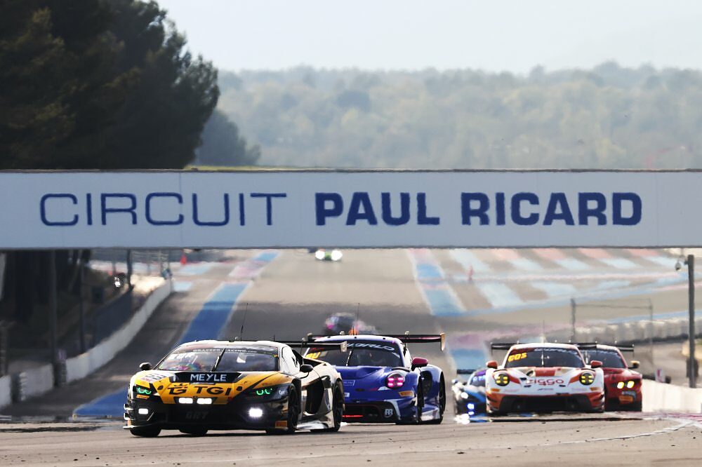 Mirko Bortolotti in azione con la Lamborghini Temerario