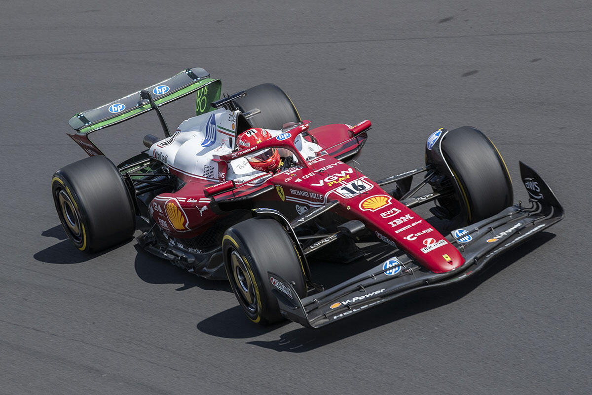 Leclerc in Parabolica