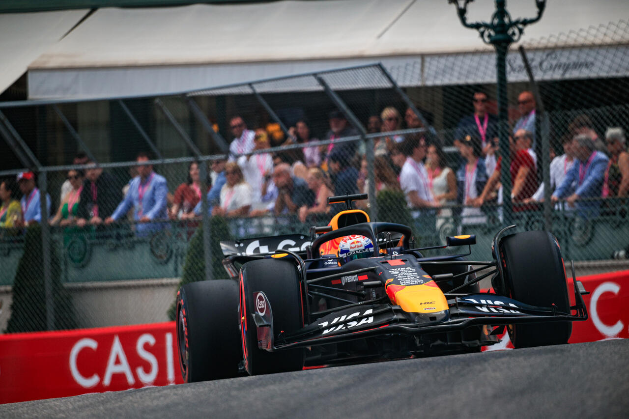 Max Verstappen in azione