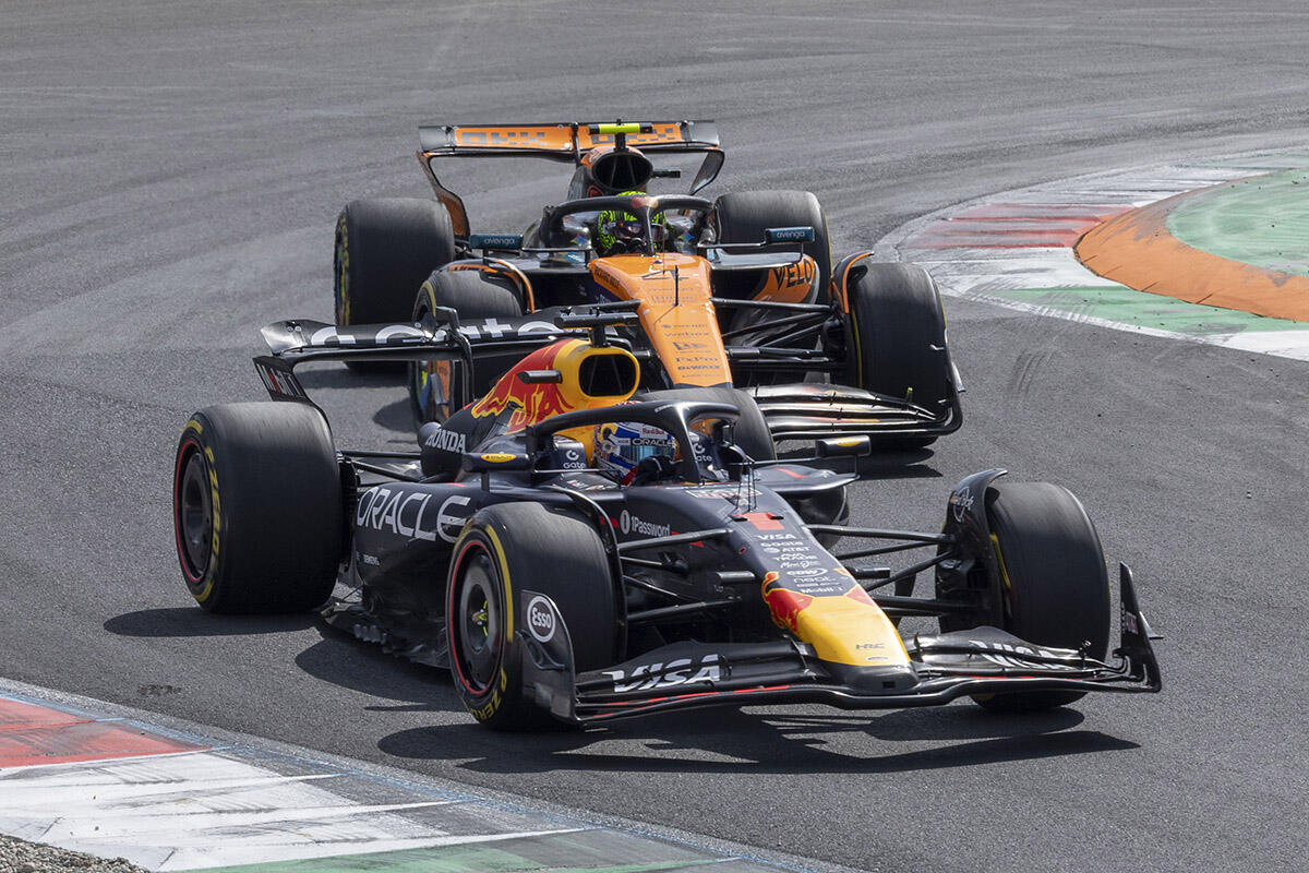 Verstappen ha appena superato Norris