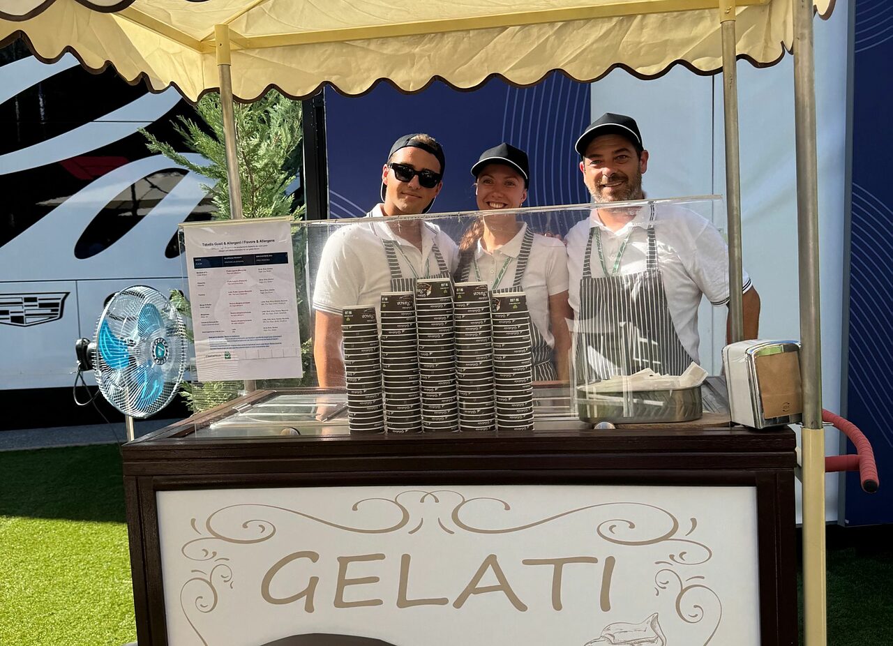 la postazione della Gelateria Il Parco