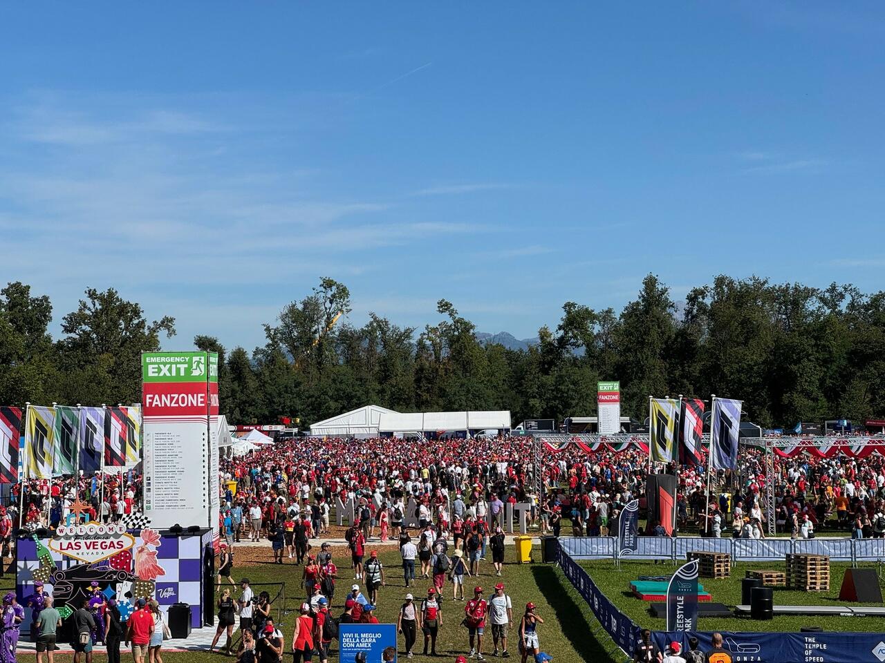 Il pubblico nella FanZone