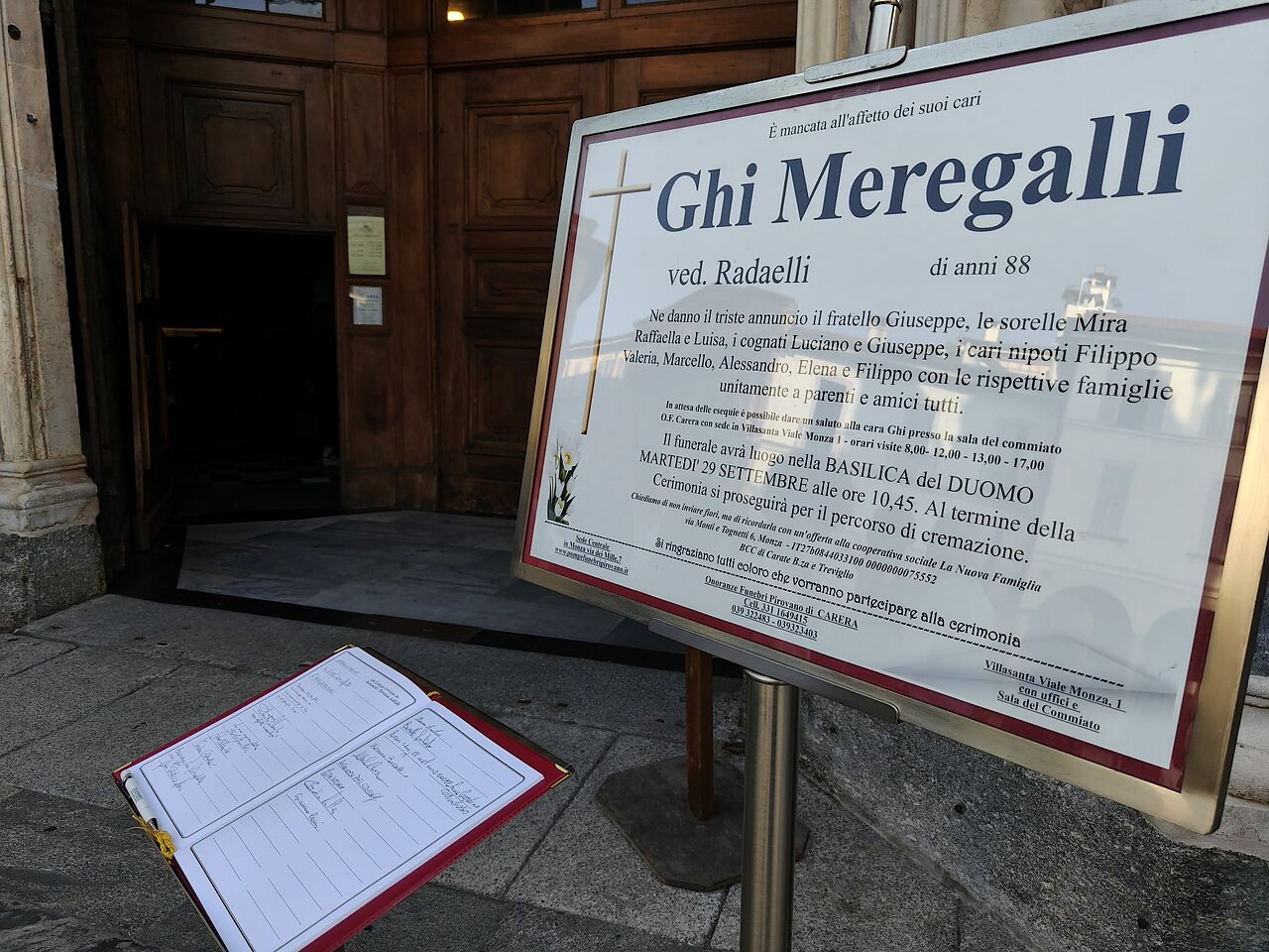 Monza saluta Ghi Meregalli: l’ultimo addio in Duomo | VIDEO
