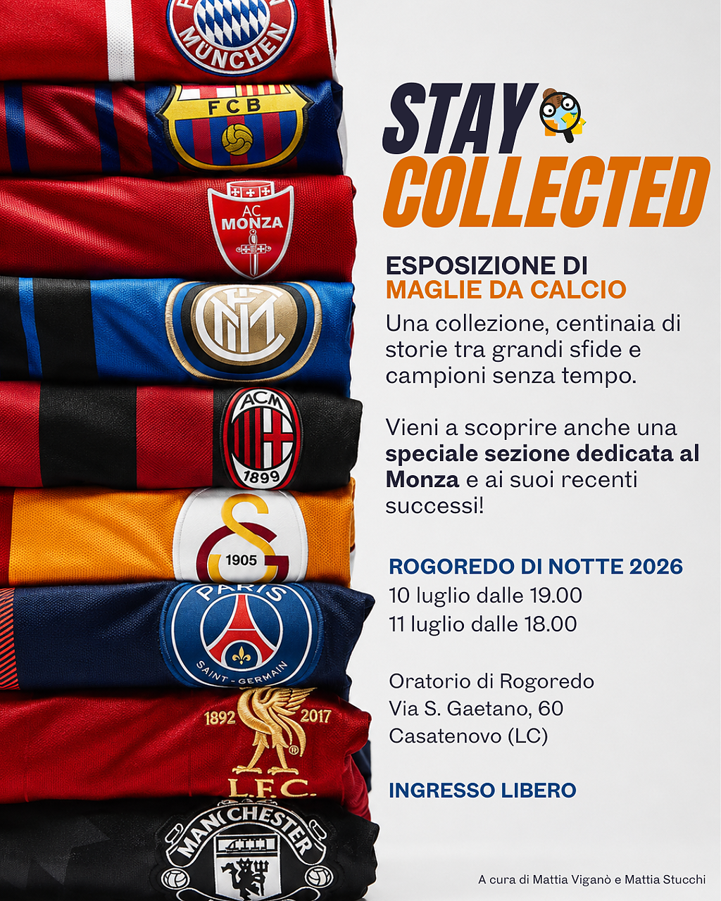 L’esposizione “Stay Collected” andrà in scena a Rogoredo di Notte 2026 presso l’Oratorio del paese