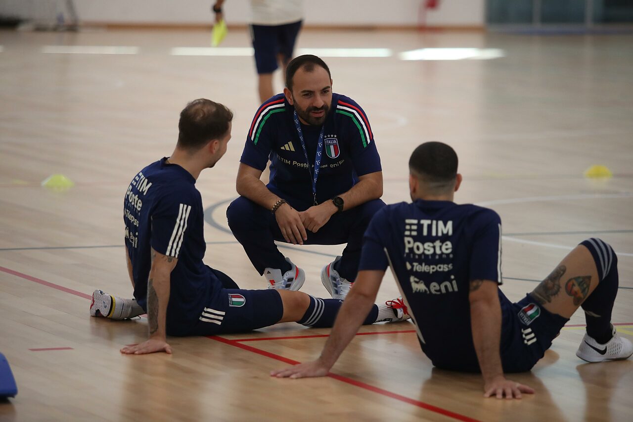 Allenamento nazionale futsal 