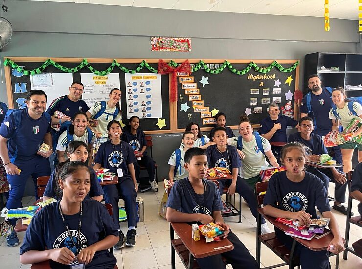 Italia in visita alla casa salesiana