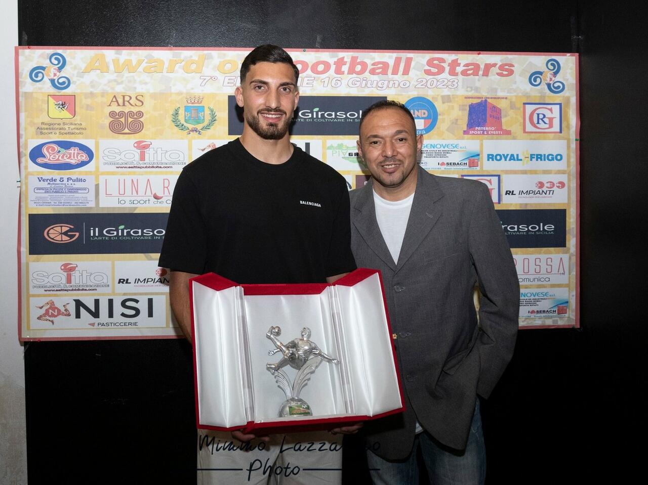 Licciardello con Emanuele Pecorino