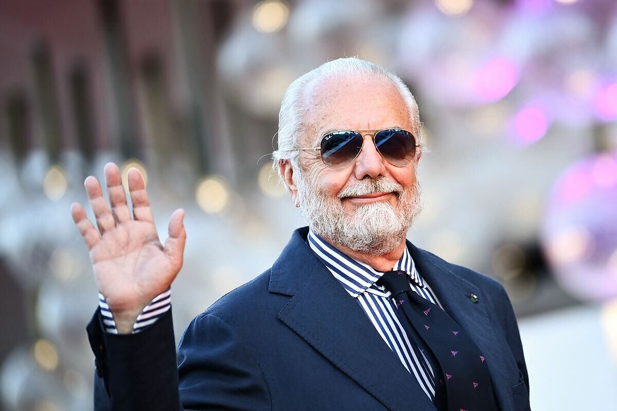 Aurelio De Laurentiis, presidente del Napoli