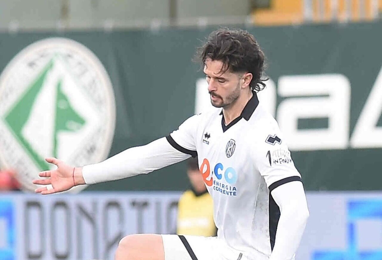 Matteo Piacentini, difensore del Cesena