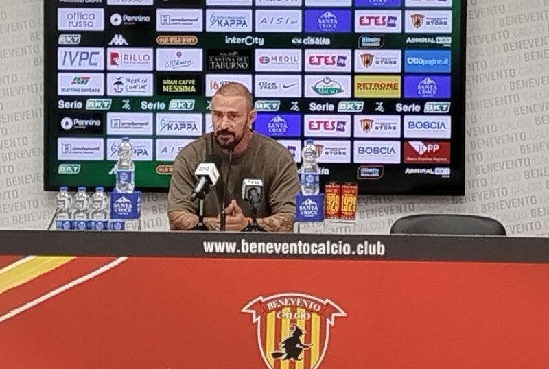 Benevento, Floro Flores: "Abbiamo buttato due punti. Fa male pareggiare così"