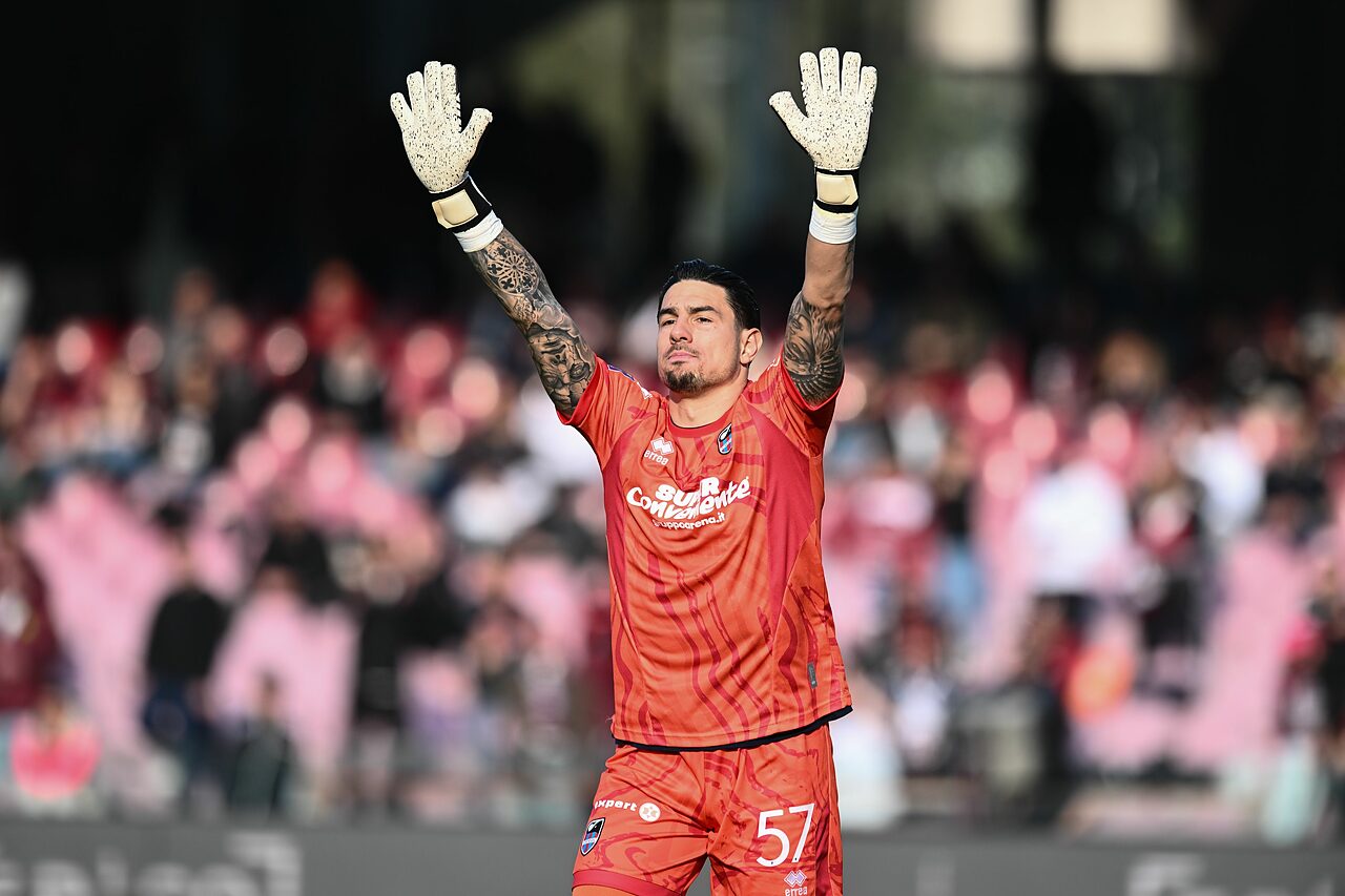 Andrea Dini, portiere del Catania