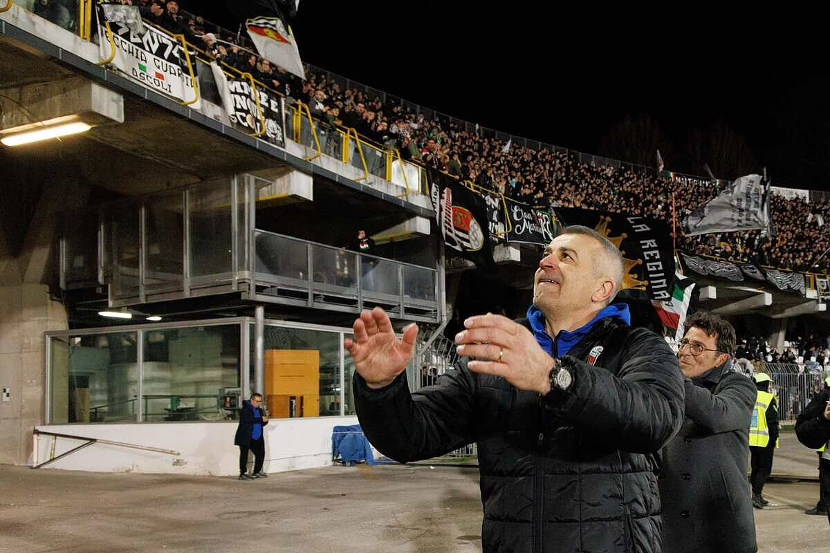 Francesco Tomei, allenatore dell'Ascoli