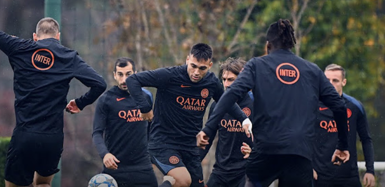 inter milan training