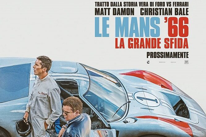 La copertina del film "Le Mans '66 - La grande sfida" ('19)