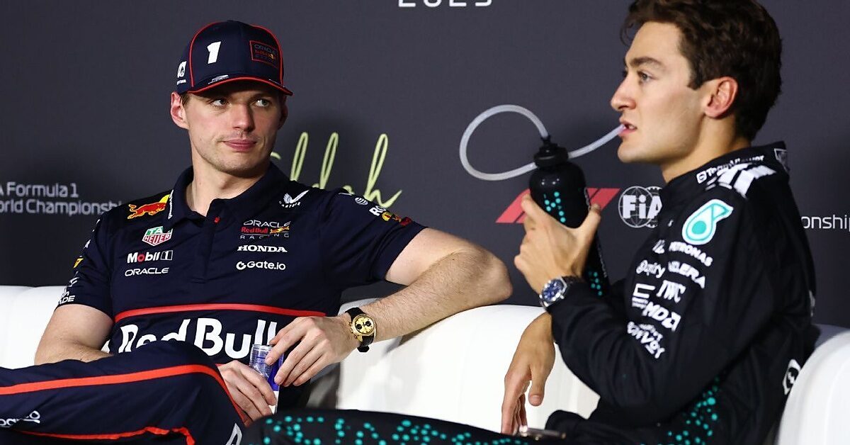 George Russell Max Verstappen