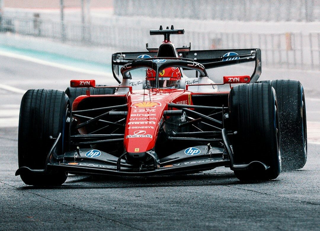 Ferrari test Barcellona