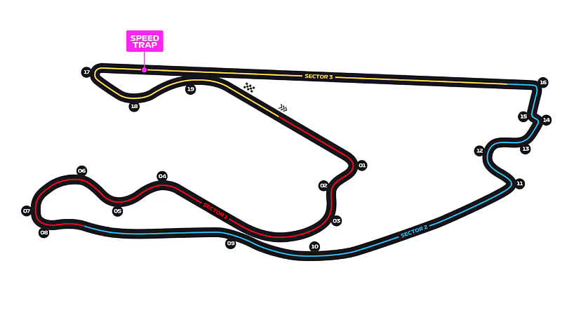 Layout Miami International Autodrome