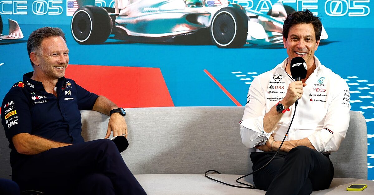 Toto Wolff Christian Horner F1