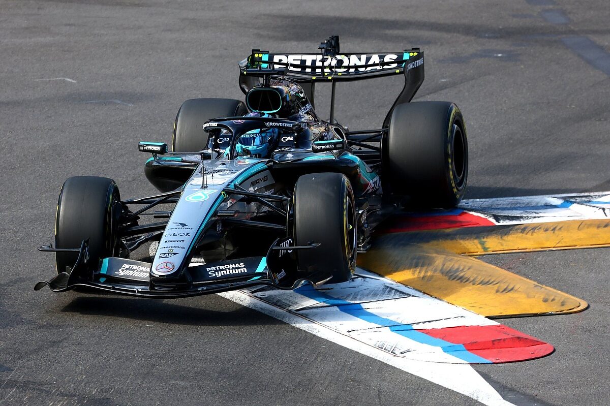 GP Monaco Mercedes Russell Ferrari Red Bull