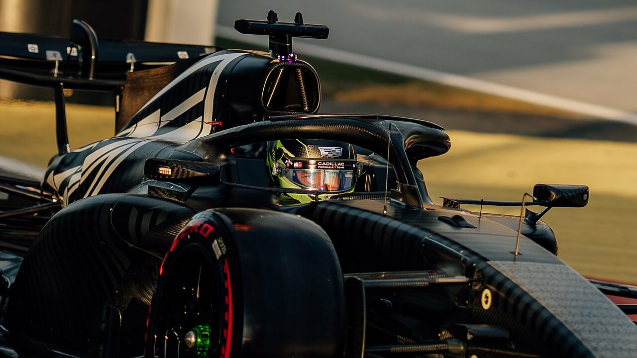 Cadillac F1 test Barcellona